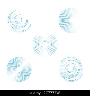 halftone circle dots vector illustration design Stock Vector