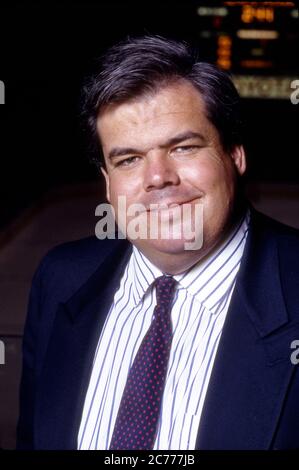 L.A. Kings owner Bruce McNall  at the Forum in Inglewood, CA, circa 1980s Stock Photo