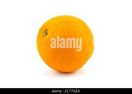 Orange isolated on white background. Save with clipping path. Stock Photo