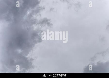 Black cloud before rainy. Black cloud background. with copy space for text or design. Stock Photo
