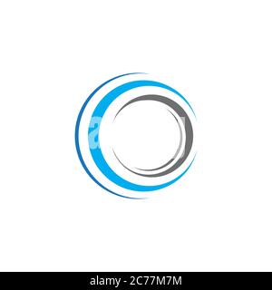 C Letter illustration Template vector icon design Stock Vector