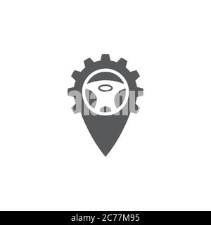 Driver icon Template vector illustration design Stock Vector
