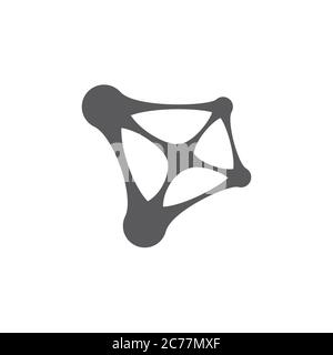 Meta Ball icon vector design template Stock Vector