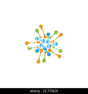 Meta Ball icon vector design template Stock Vector
