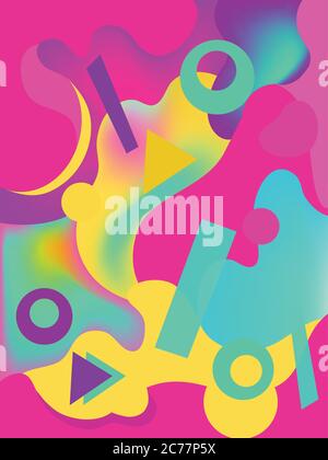 Modern abstract vector geometrical background.  Stock Vector