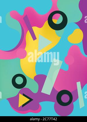Modern abstract vector geometrical background.  Stock Vector
