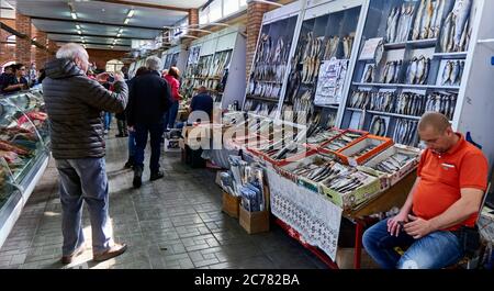 Russia, Astrakhan Oblast.    the city of Astrakhan is one of the largest fish market in the country Stock Photo