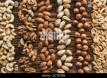 Different types deals of nuts