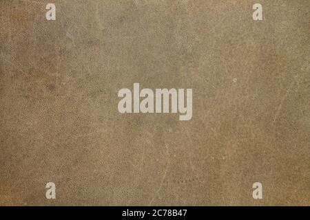 Texture of light beige natural leather. Stock Photo