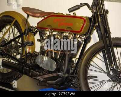 1916 Harley Davidson Model J The Royal Automobile Museum Stock Photo Alamy