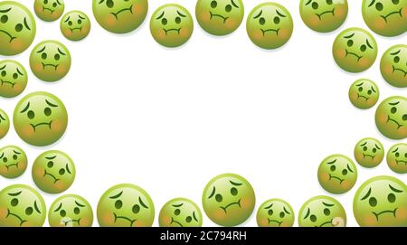 green sick emoji