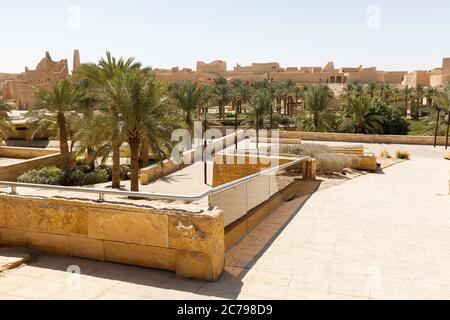 Riad, Saudi Arabia, February 14 2020: Historic district Al-Diraiyah of Riyadh in Saudi Arabia Stock Photo