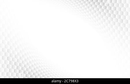 Hexagonal abstract backround with copyspace. Vector illustration Stock Vector