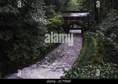 Yahiko Shrine, Niigata, Japan Stock Photo