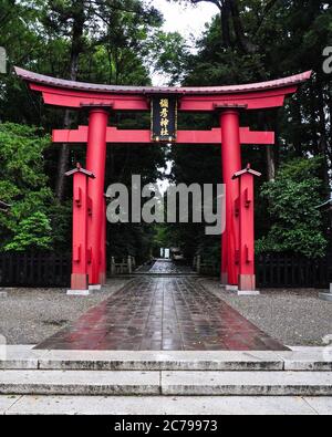 Yahiko Shrine, Niigata, Japan Stock Photo