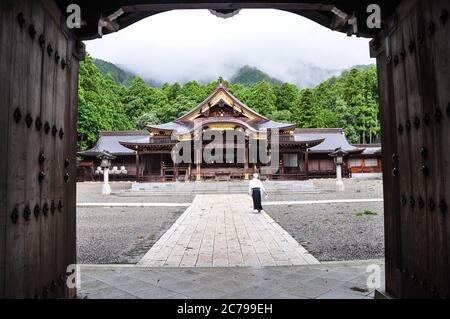 Yahiko Shrine, Niigata, Japan Stock Photo