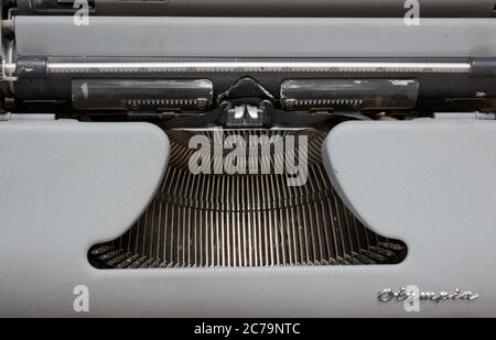 Olympia manual portable typewriter SM3 Stock Photo