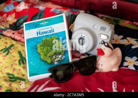Due to an increase in coronavirus cases, the governor of Hawaii, David Ige, extended the state's quarantine for out of state visitors until September. Stock Photo