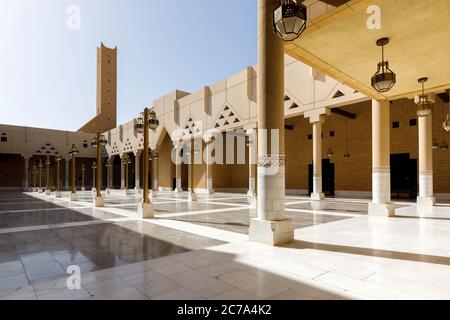Imam Turki bin Abdullah Mosque near Dira Square in downtown Riyadh in Kingdom of Saudi Arabia Stock Photo