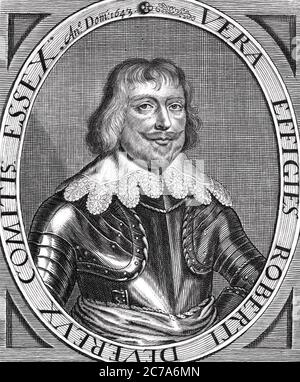 ROBERT DEVEREUX (1591-1646) 3rd Earl of Essex,   soldier. Stock Photo