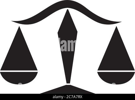 https://l450v.alamy.com/450v/2c7a7rx/astrology-concept-libra-sign-and-balance-scales-symbol-over-white-background-silhouette-style-vector-illustration-2c7a7rx.jpg