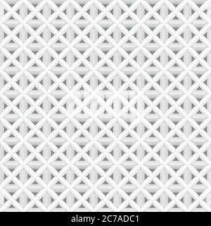 3d industrial soft white seamless pattern vector background Stock Vector