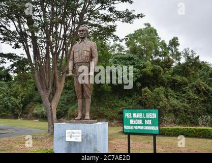 Corregidor Island / Philippines - December 31, 2016: Pres. Manuel L. Quezon Memorial Park Stock Photo