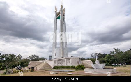 Quezon City, Philippines - January 5, 2017: Quezon Memorial Circle Stock Photo