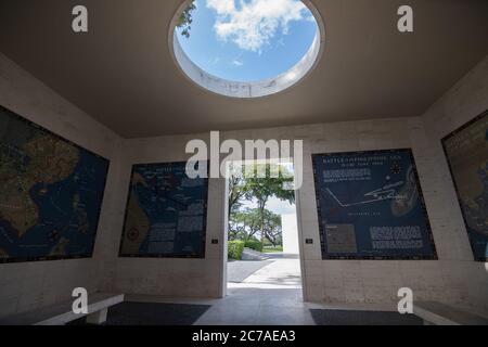 Manila, Philippines - January 17, 2017: American War Cemetery Stock Photo