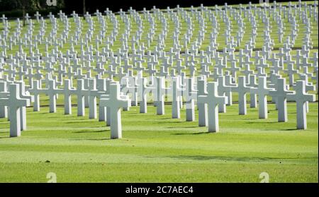 Manila, Philippines - January 17, 2017: American War Cemetery Stock Photo