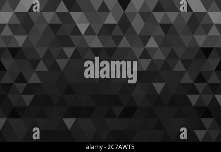 Abstract geometry  triangle  black  and gray background. Stock Vector