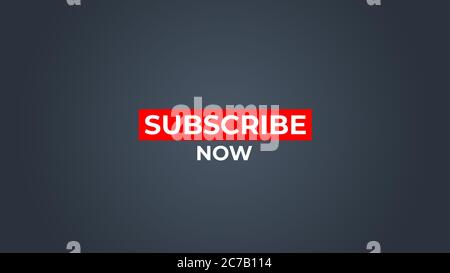 Subscribe now, Red button subscribe to channel, blog. Social media ...