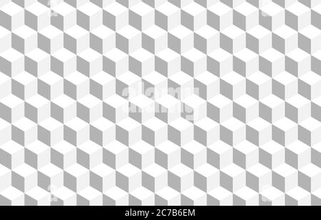 abstract pattern Geometric white Hexagonal Shapes Background. Stock Vector