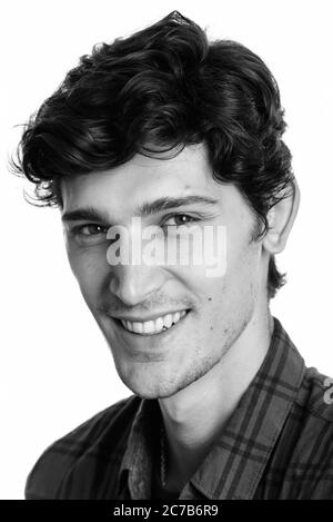 Portrait of a happy black Brazilian man face smiling and laughing Stock ...