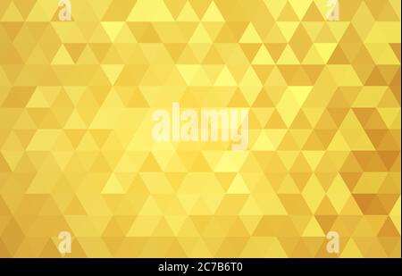 geometric abstract gold yellow   triangle vector .background texture . Stock Vector