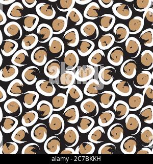 Brush strokes pattern background suitable for fashion prints, graphics, backgrounds Stock Vector