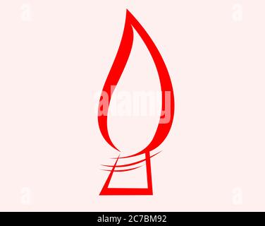 Brush logo vector. Isolated on white background. Paint brush symbol. Artist, painter. Tool for paint and glue. Stock Vector