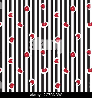 Brush strokes pattern background suitable for fashion prints, graphics, backgrounds Stock Vector
