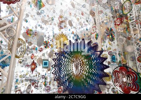foragte Vær tilfreds Eller senere Yokohama, Japan. 16th July, 2020. An installation produced by Australian  artist Nick Cave is displayed at a press preview for the Yokohama Triennale  art event at the Yokohama Museum of Art in