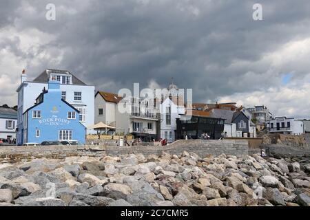 Seafront, Broad Street, Lyme Regis, Dorset, England, Great Britain, United Kingdom, UK, Europe Stock Photo