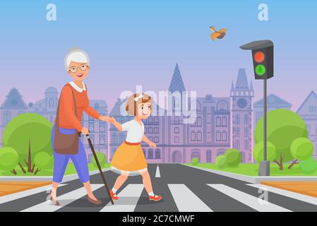 Old Lady Stock Vector Image & Art - Alamy