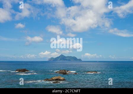 Guishan Island (Turtle Island) in Yilan county, Taiwan Stock Photo