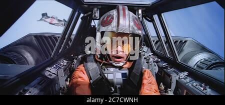 Mark Hamill as Luke Skywalker in Star Wars Episode V the Empire Strikes Back - Promotional Movie Picture Stock Photo