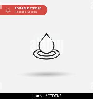 Transparency Simple vector icon. Illustration symbol design template for web mobile UI element. Perfect color modern pictogram on editable stroke. Tra Stock Vector
