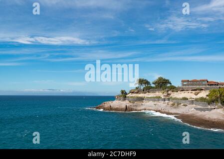 La Caleta on the Costa Adeje in Tenerife, Canary Islands, Spain Stock Photo