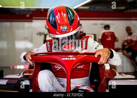 Hungaroring, Budapest, Hungary. 16th July, 2020. F1 Grand Prix of Hungary, drivers arrival and track inspection day; 88 Robert Kubica POL, Alfa Romeo Racing ORLEN Credit: Action Plus Sports/Alamy Live News Stock Photo