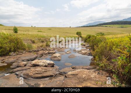 Creek coming from the Mac Mac Pools, close to Sabie, Mpumalanga, South Africa Stock Photo