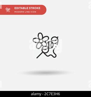 Dango Simple vector icon. Illustration symbol design template for web mobile UI element. Perfect color modern pictogram on editable stroke. Dango icon Stock Vector