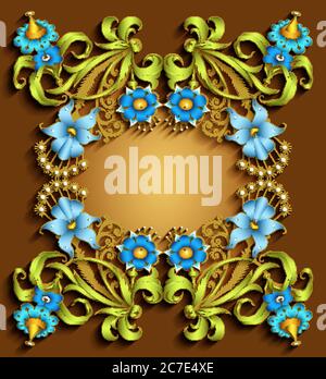 Floral hand drawn vector border Stock Vector Image & Art - Alamy