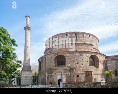 Thessaloniki, Greece - May 14 2019: 4th century UNESCO Rotunda church built by emperor Galerius Stock Photo